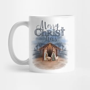 Merry Christmas Nativity Mug